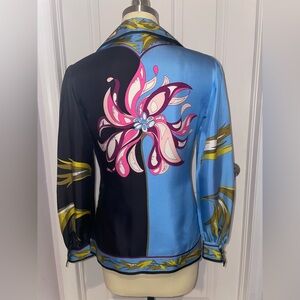 Vintage Emilio Pucci Silk Shirt, Circa 1960s-70’s
